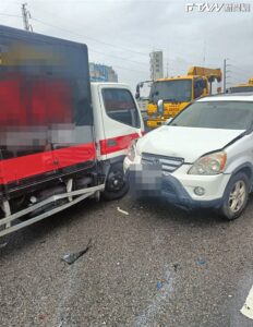 國1南下67K連環車禍！「9車撞成一團」　車流回堵3公里